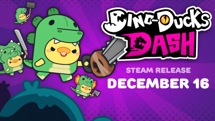 Dino-Ducks Dash chega ao Steam dia 16 de Dezembro